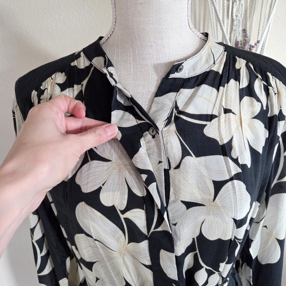 Velvet by Graham & Spencer Josepha Floral Maxi Dress Size S New Quiet Luxury - Picture 4 of 14